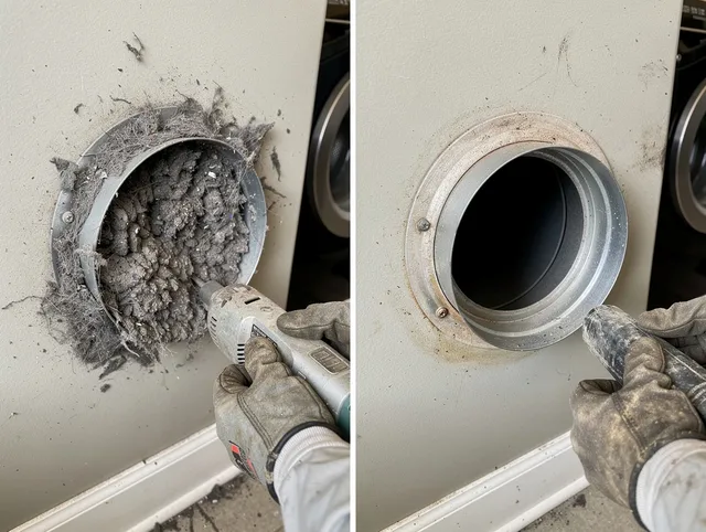 Professional clogged vent cleaning by East Rancho Dominguez Dryer Vent Cleaning in East Rancho Dominguez