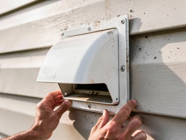 East Rancho Dominguez Dryer Vent Cleaning technician delivering thorough residential dryer vent cleaning service in East Rancho Dominguez